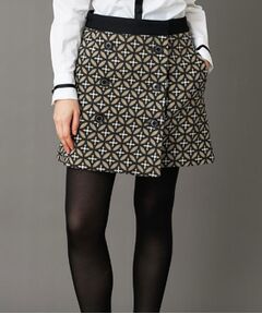 DRESSTERIOR / ドレステリア ミニ・ひざ丈スカート | 【CLASSY.12月号/otonaMUSE11月号掲載】オーバーラップジャカードミニスカート