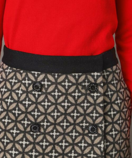 DRESSTERIOR / ドレステリア ミニ・ひざ丈スカート | 【CLASSY.12月号/otonaMUSE11月号掲載】オーバーラップジャカードミニスカート | 詳細13