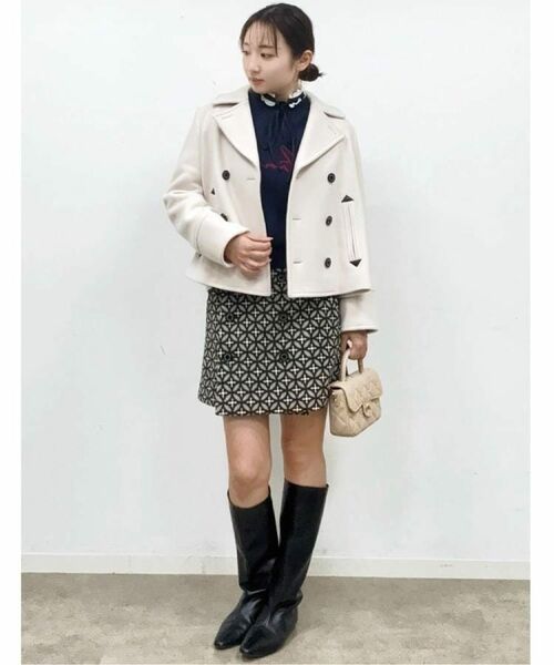 DRESSTERIOR / ドレステリア ミニ・ひざ丈スカート | 【CLASSY.12月号/otonaMUSE11月号掲載】オーバーラップジャカードミニスカート | 詳細16