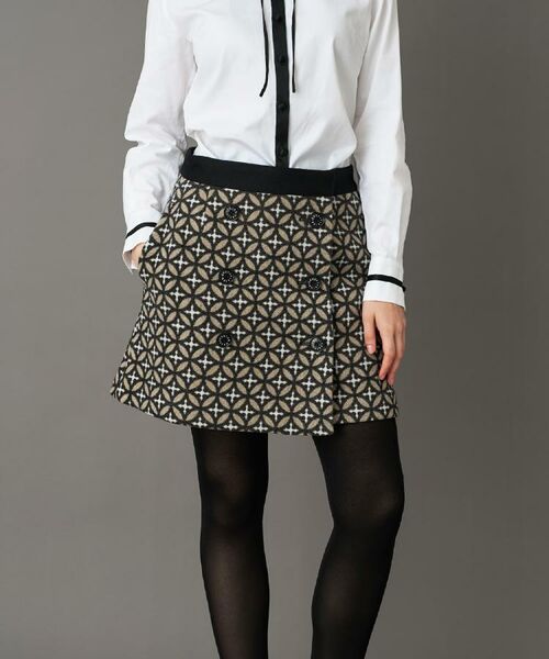 DRESSTERIOR / ドレステリア ミニ・ひざ丈スカート | 【CLASSY.12月号/otonaMUSE11月号掲載】オーバーラップジャカードミニスカート | 詳細2