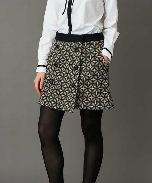 DRESSTERIOR / ドレステリア ミニ・ひざ丈スカート | 【CLASSY.12月号/otonaMUSE11月号掲載】オーバーラップジャカードミニスカート | 詳細3