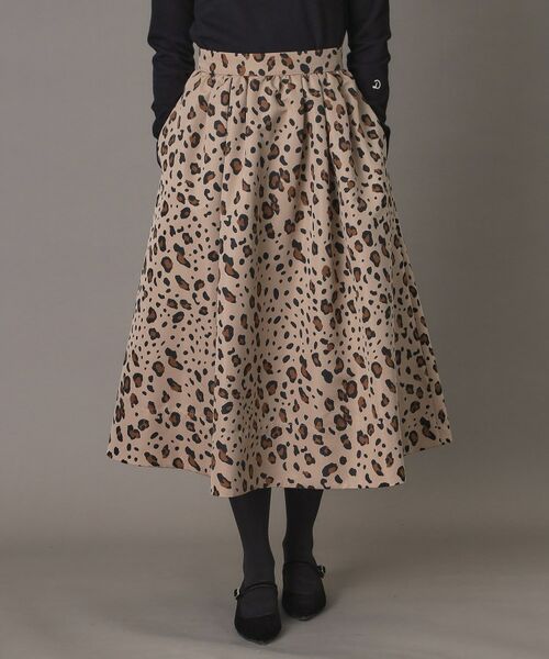 DRESSTERIOR / ドレステリア ロング・マキシ丈スカート | レオパードタックボリュームスカート | 詳細1
