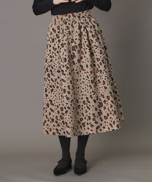 DRESSTERIOR / ドレステリア ロング・マキシ丈スカート | レオパードタックボリュームスカート | 詳細2