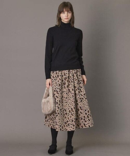 DRESSTERIOR / ドレステリア ロング・マキシ丈スカート | レオパードタックボリュームスカート | 詳細3