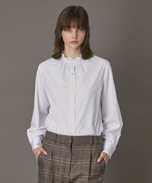 DRESSTERIOR / ドレステリア シャツ・ブラウス | 【CLASSY.12月号掲載】スタンドフリルネックブラウス | 詳細1