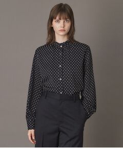 DRESSTERIOR / ドレステリア シャツ・ブラウス | ドットスタンドフリルネックブラウス
