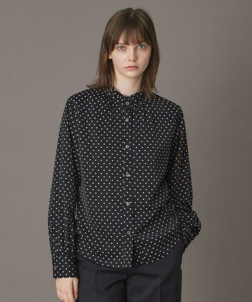 DRESSTERIOR / ドレステリア シャツ・ブラウス | ドットスタンドフリルネックブラウス | 詳細4