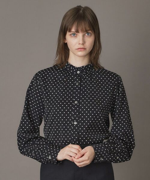 DRESSTERIOR / ドレステリア シャツ・ブラウス | ドットスタンドフリルネックブラウス | 詳細5