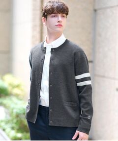 DRESSTERIOR / ドレステリア カーディガン・ボレロ | ウォッシャブル アームライン ラウンドカーディガン