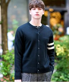 DRESSTERIOR / ドレステリア カーディガン・ボレロ | ウォッシャブル アームライン ラウンドカーディガン