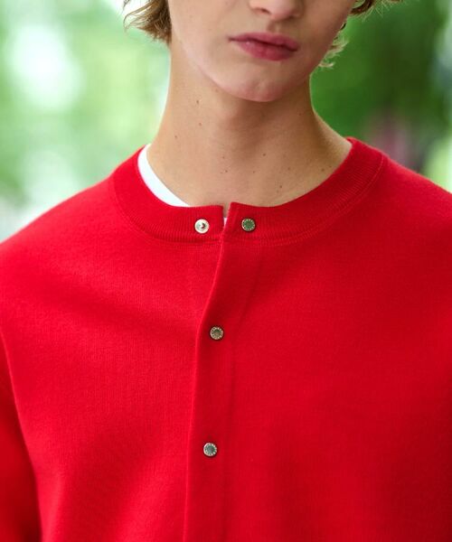 DRESSTERIOR / ドレステリア カーディガン・ボレロ | ウォッシャブル アームライン ラウンドカーディガン | 詳細8