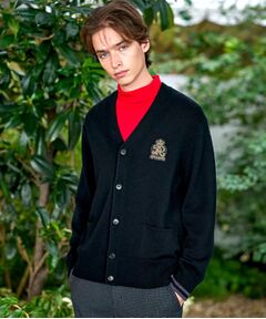 DRESSTERIOR / ドレステリア カーディガン・ボレロ | ウォッシャブル エンブレムカーディガン