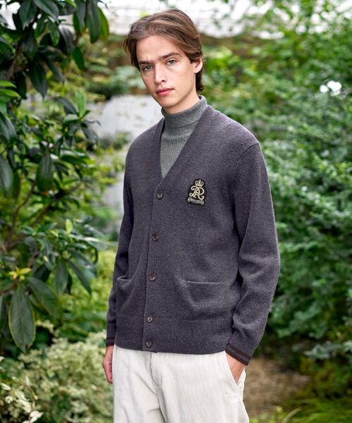 DRESSTERIOR / ドレステリア カーディガン・ボレロ | ウォッシャブル エンブレムカーディガン | 詳細3