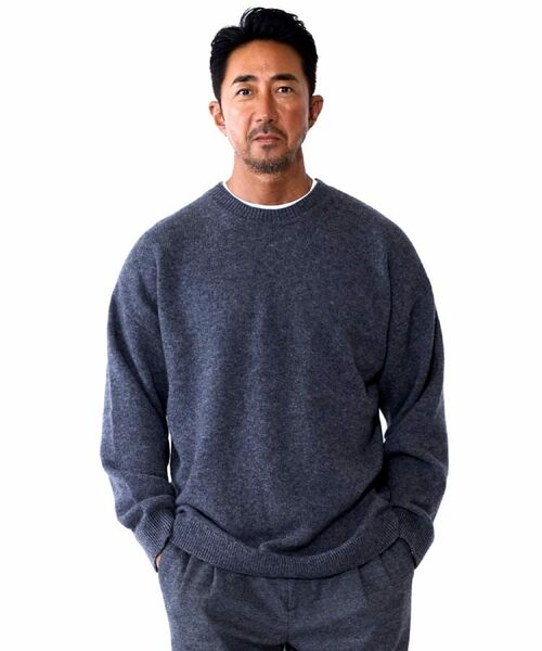 DRESSTERIOR / ドレステリア ニット・セーター | 【干場義雅×DRESSTERIOR】ウールカシミヤニット(チャコールグレー(014))