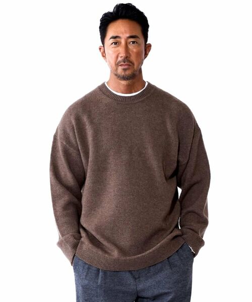 DRESSTERIOR / ドレステリア ニット・セーター | 【干場義雅×DRESSTERIOR】ウールカシミヤニット(ベージュ(052))