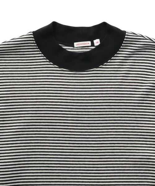 DRESSTERIOR / ドレステリア カットソー | モックネック ボーダーカットソー | 詳細21