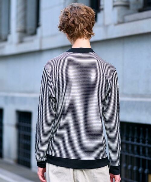 DRESSTERIOR / ドレステリア カットソー | モックネック ボーダーカットソー | 詳細6