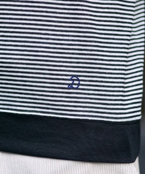 DRESSTERIOR / ドレステリア カットソー | モックネック ボーダーカットソー | 詳細9