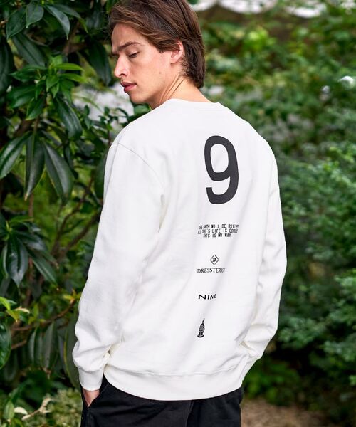 DRESSTERIOR / ドレステリア スウェット | 裏起毛 バック9プリントスウェット(ホワイト(001))