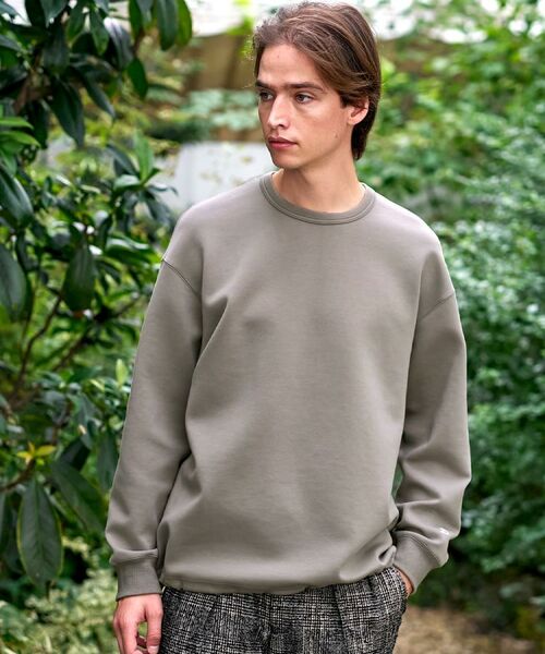 DRESSTERIOR/ドレステリア ストレッチ ダンボールプルオーバー グレー(012) 90(S) DRESSTERIOR/ドレステリア ストレッチ ダンボールプルオーバー グレー(012) 90(S)