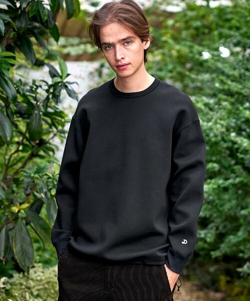 DRESSTERIOR/ドレステリア ストレッチ ダンボールプルオーバー ブラック(019) 92(L)