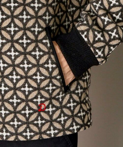 DRESSTERIOR / ドレステリア レザーブルゾン・ジャケット | オーバーラップサークル ウールジャカードパーカー | 詳細10