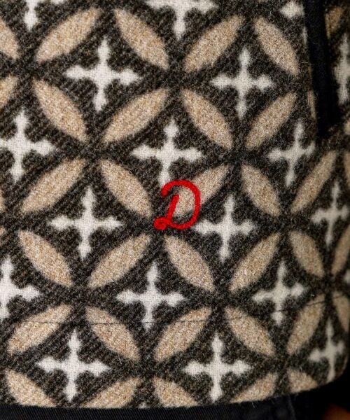 DRESSTERIOR / ドレステリア レザーブルゾン・ジャケット | オーバーラップサークル ウールジャカードパーカー | 詳細11