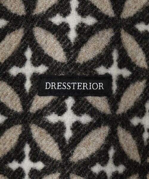 DRESSTERIOR / ドレステリア レザーブルゾン・ジャケット | オーバーラップサークル ウールジャカードパーカー | 詳細19