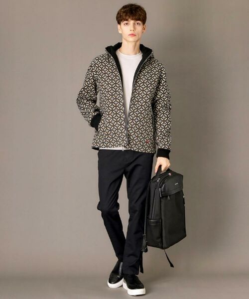 DRESSTERIOR / ドレステリア レザーブルゾン・ジャケット | オーバーラップサークル ウールジャカードパーカー | 詳細3