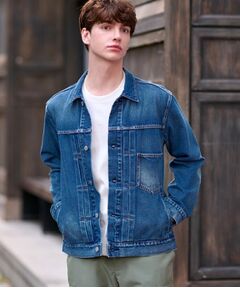 DRESSTERIOR / ドレステリア Gジャン・デニムジャケット | ファーストモデル ユーズドデニムGジャン