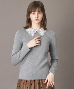 DRESSTERIOR / ドレステリア ニット・セーター | 2WAYレースカラーニット