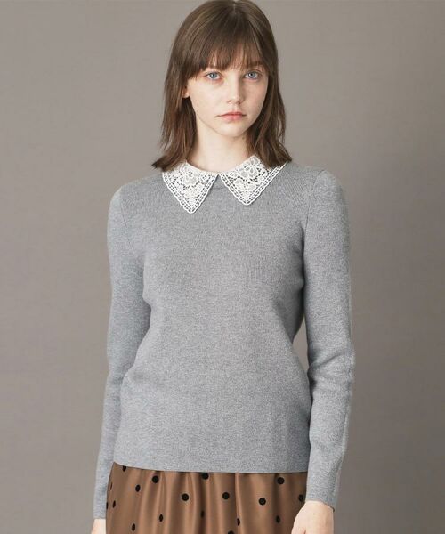 DRESSTERIOR / ドレステリア ニット・セーター | 2WAYレースカラーニット | 詳細1