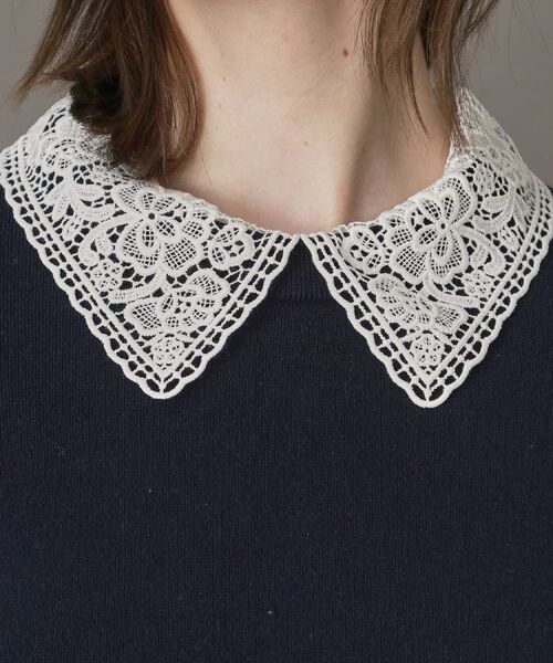 DRESSTERIOR / ドレステリア ニット・セーター | 2WAYレースカラーニット | 詳細15