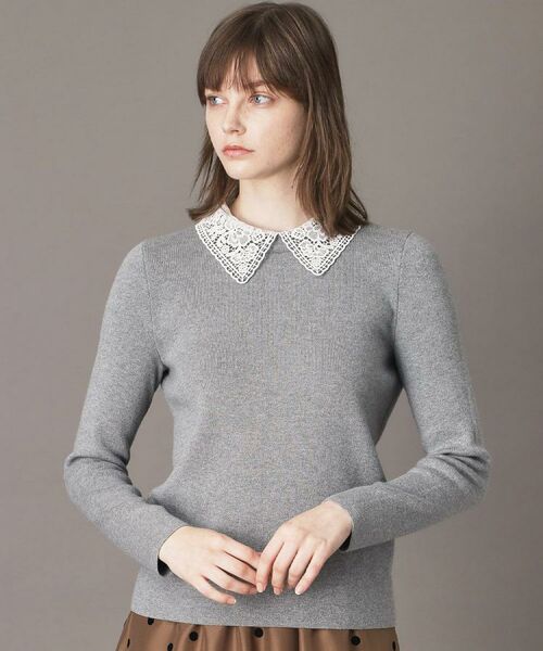 DRESSTERIOR / ドレステリア ニット・セーター | 2WAYレースカラーニット | 詳細2