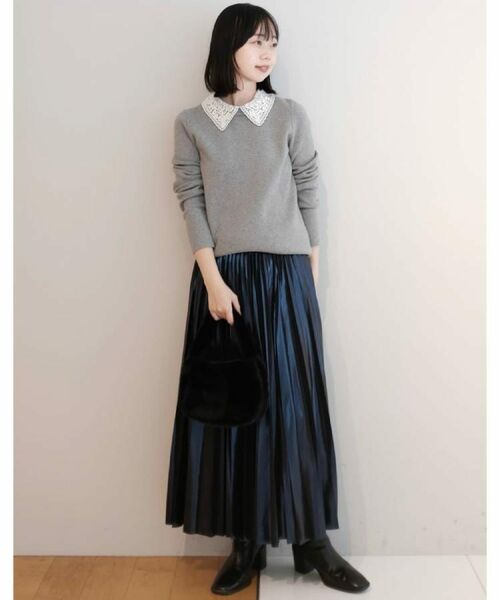 DRESSTERIOR / ドレステリア ニット・セーター | 2WAYレースカラーニット | 詳細27