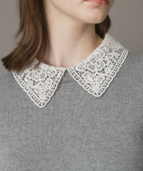 DRESSTERIOR / ドレステリア ニット・セーター | 2WAYレースカラーニット | 詳細8