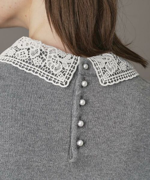 DRESSTERIOR / ドレステリア ニット・セーター | 2WAYレースカラーニット | 詳細9