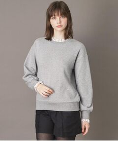 DRESSTERIOR / ドレステリア スウェット | 取り外しフリル付き裏毛プルオーバー