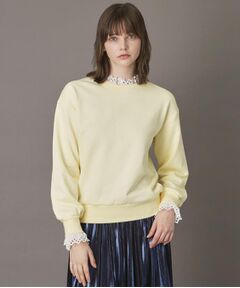 DRESSTERIOR / ドレステリア スウェット | 取り外しフリル付き裏毛プルオーバー