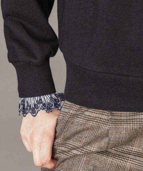 DRESSTERIOR / ドレステリア スウェット | 取り外しフリル付き裏毛プルオーバー | 詳細10