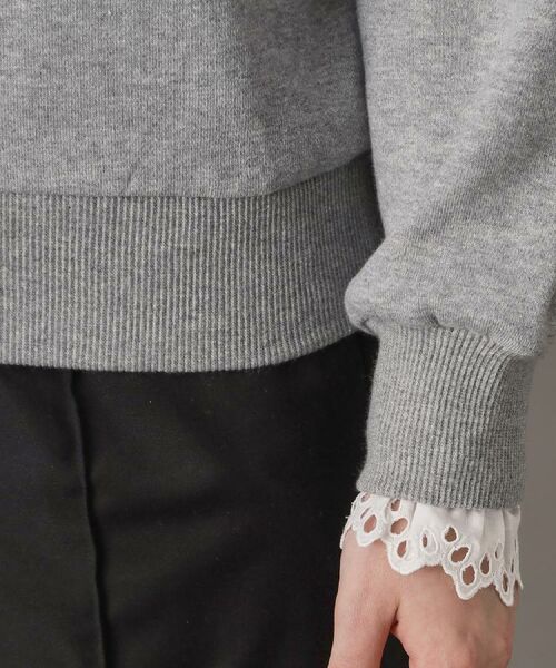 DRESSTERIOR / ドレステリア スウェット | 取り外しフリル付き裏毛プルオーバー | 詳細16