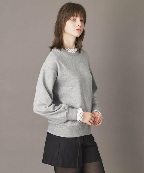 DRESSTERIOR / ドレステリア スウェット | 取り外しフリル付き裏毛プルオーバー | 詳細2