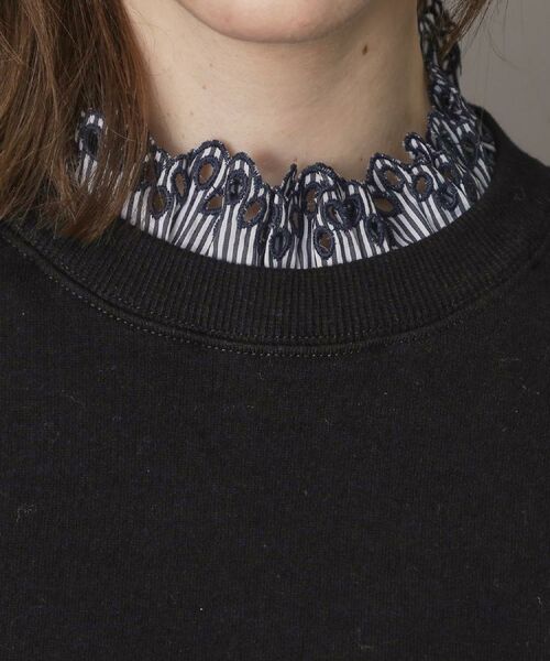 DRESSTERIOR / ドレステリア スウェット | 取り外しフリル付き裏毛プルオーバー | 詳細8