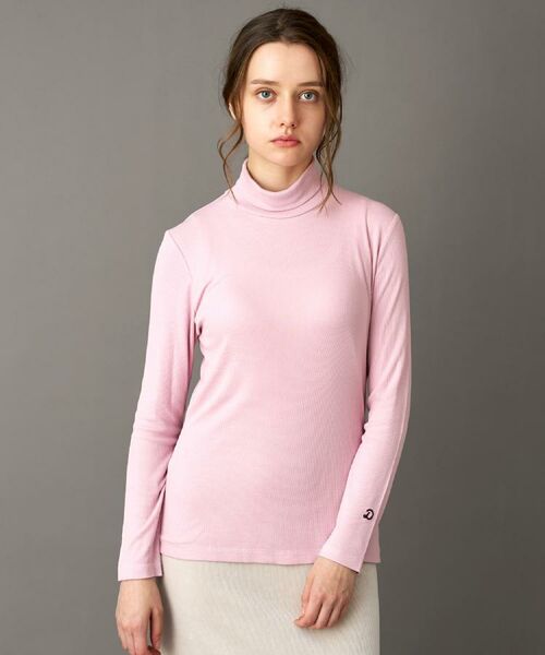 DRESSTERIOR/ドレステリア 【インナー使いに最適/しっとり暖かな保湿素材】タートルネックプルオーバー ライトピンク(070) 36(S)