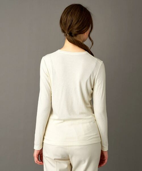 DRESSTERIOR / ドレステリア カットソー | 【インナー使いに最適/しっとり暖かな保湿素材】クルーネックプルオーバー | 詳細12