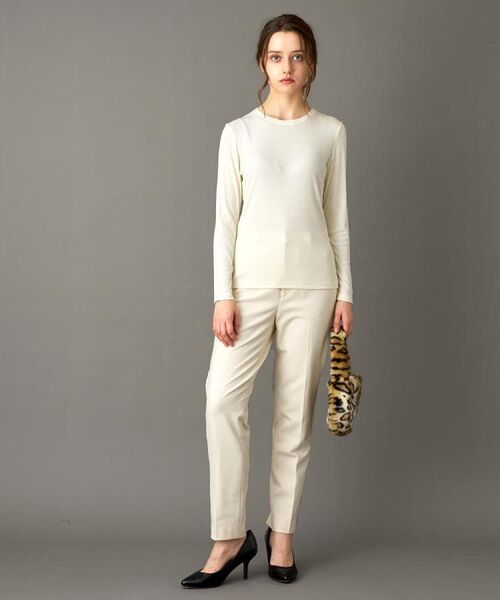 DRESSTERIOR / ドレステリア カットソー | 【インナー使いに最適/しっとり暖かな保湿素材】クルーネックプルオーバー | 詳細13