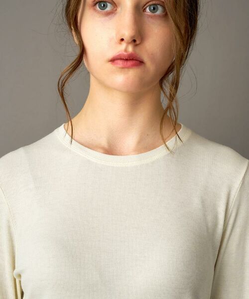 DRESSTERIOR / ドレステリア カットソー | 【インナー使いに最適/しっとり暖かな保湿素材】クルーネックプルオーバー | 詳細14