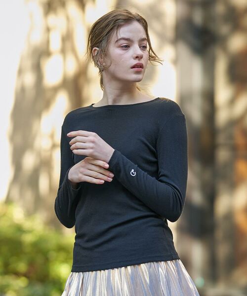 DRESSTERIOR / ドレステリア カットソー | 【インナー使いに最適/しっとり暖かな保湿素材】クルーネックプルオーバー | 詳細2