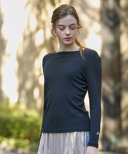 DRESSTERIOR / ドレステリア カットソー | 【インナー使いに最適/しっとり暖かな保湿素材】クルーネックプルオーバー | 詳細3