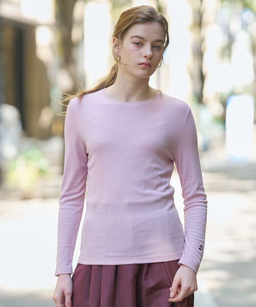 DRESSTERIOR / ドレステリア カットソー | 【インナー使いに最適/しっとり暖かな保湿素材】クルーネックプルオーバー | 詳細6